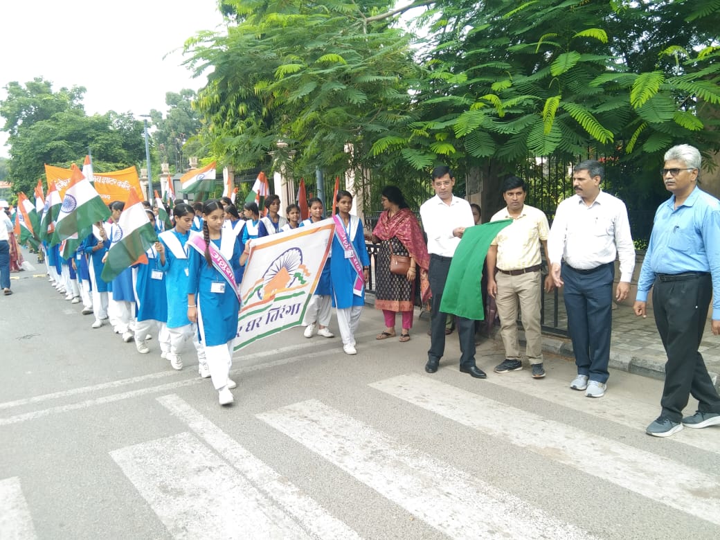 Alighar News:हर घर तिरंगा अभियान के अंतर्गत निकाली गई जागरूकता रैली
