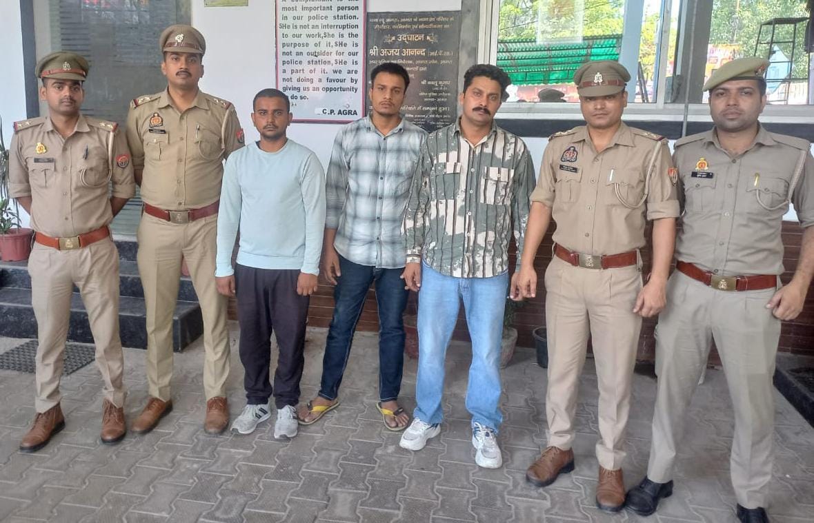 Agra News:कानून का रखवाला ही अपराधी! सिपाही और दो साथियों ने 24 घंटे तक युवक को कार में बनाया बंधक